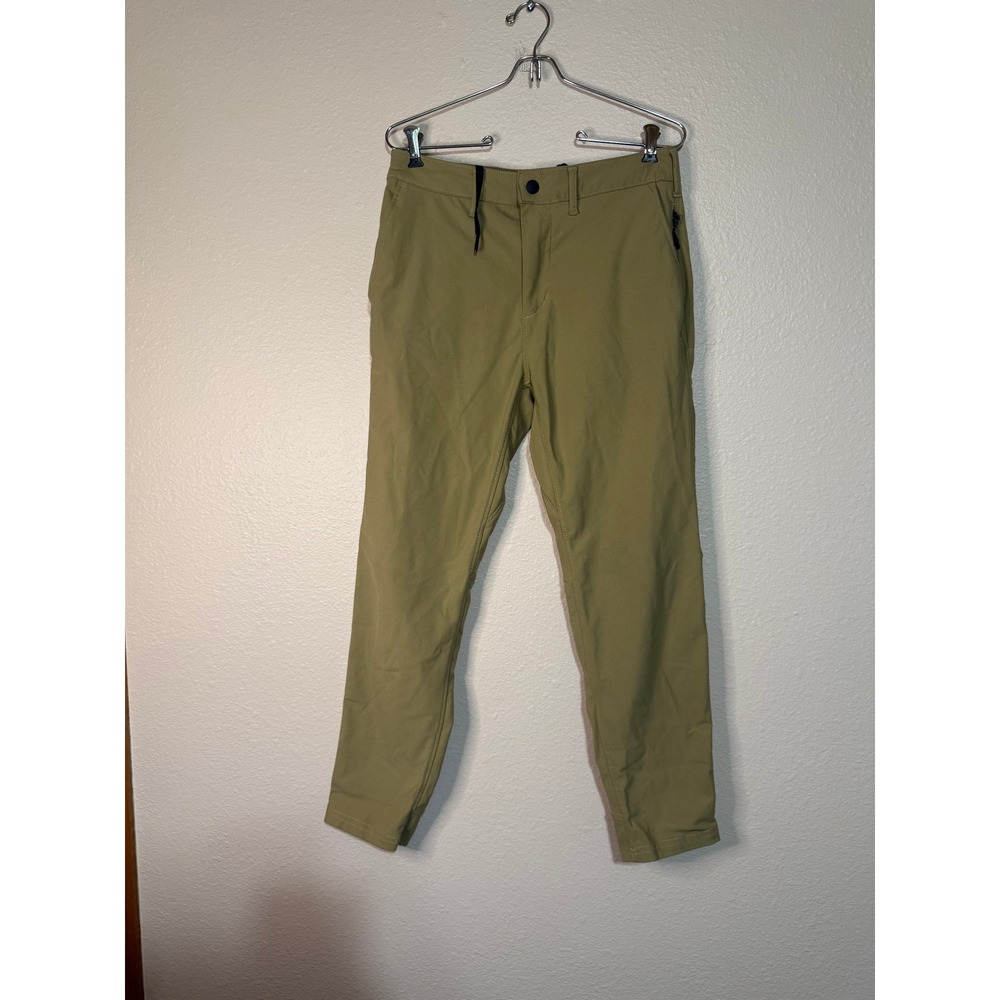 American Eagle Active Flex Mens Khaki Tan‎ Performance Tapered Pants 29x32